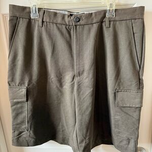 Van Heusen Dark Brown Cargo Shorts